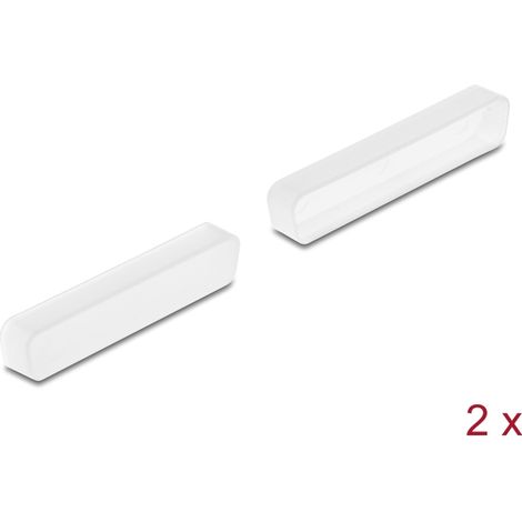 Delock Cubierta protectora para D-Sub 37 macho 2 piezas en transparente
