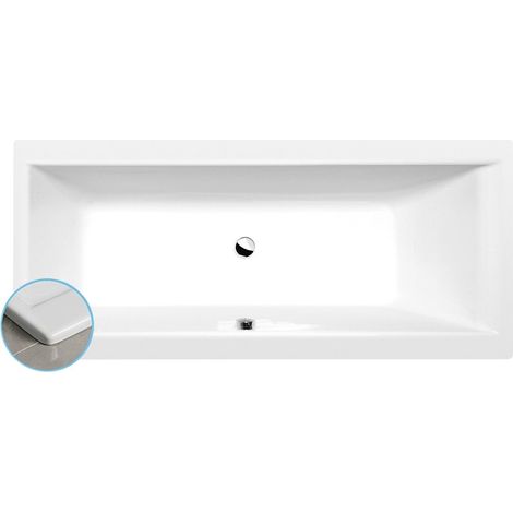 CLEO SLIM Bain rectangulaire 160x70x48cm, blanc