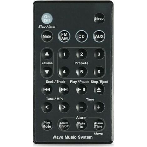 Remplacement pour Bose Wave système de musique système de son télécommande Awr1b1 Awr1b2 Awrcc1 Awrcc2 Awrcc3 (1/4)