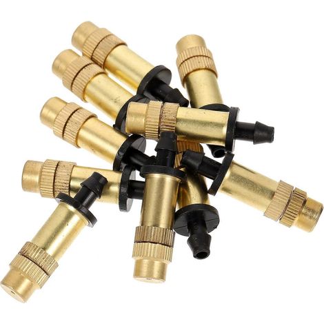 Copper Mister Nozzles for Water Misting Use Mister Nozzle Replacement 10Pcs (1/5)