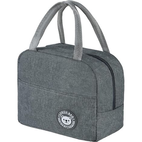 Sac Isotherme Repas Bureau 6L, Petit Panier Repas,Mini Sac à Lunch Isolé en Étanche pour Étudiant Bureau Pique-nique (1/5)