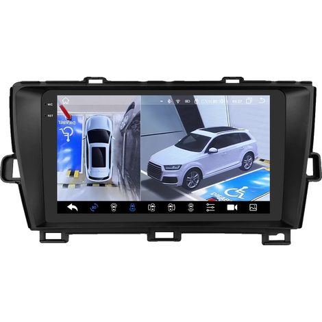 Autoradio, Lecteur Multimédia, Compatible avec Toyota Prius XW30 2009-2015, QS8-8G 360Caméra (1/2)