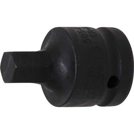 Punta de vaso de impacto  entrada 20 mm (3/4")  hexágono interior 14 mm