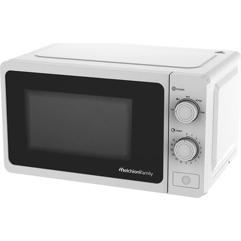 Melchioni 118380038 Mikrowelle Weiß Grill-Mikrowelle Arbeitsplatte 20 l 800 W