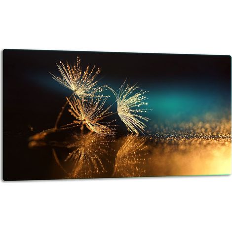 Schneidebrett aus Glas, 52x30 cm, Blumen (1/5)