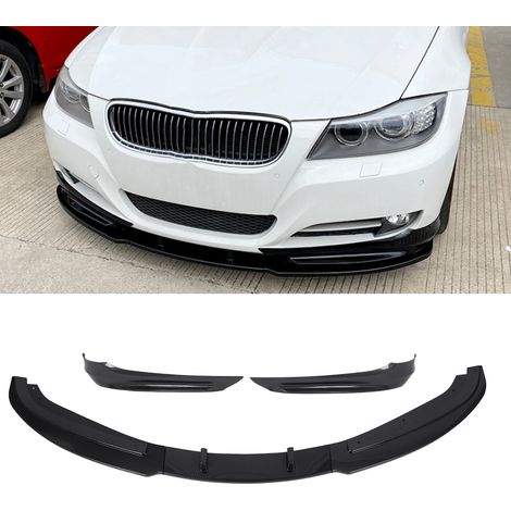 5-teiliges Frontstoßstangen-Set, Frontlippe, Spoiler und Splitter für BMW 3er E90 E91 LCI 2007-2012 (ZST-402+ZST-407) Carbonfaser-Textur (übergroß) (übergewichtig). (1/5)