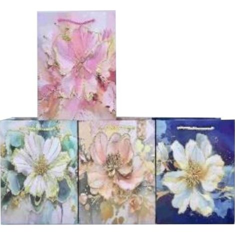 Bolsa de regalo con mezcla de flores