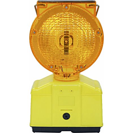Taliaplast – Lampe solaire 500204 – Lanterne extérieure jaune – Boîtier polypropylène résistant aux chocs – Autonomie 24h en mode flash