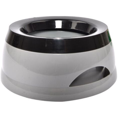 Distributeur d'eau pour Chien Antidérapant Bol d'eau pour Chien Anti Débordement de Flottabilité, Gamelles de Voyage Amovible Gamelle à Eau pour Animal Domestique Gris (1/5)