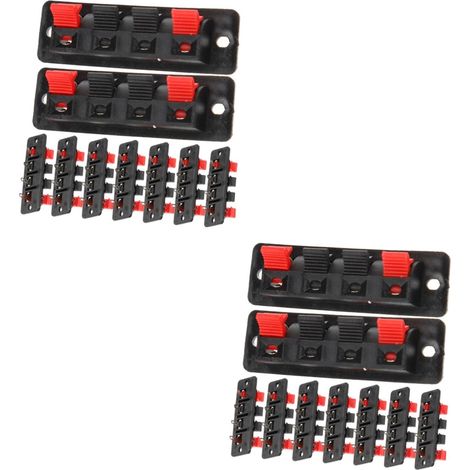 20pièces Connecteur De Câble Électrique à Bornes Pour Haut-parleur Plaque De Connexion Robuste Pour Câbles Audio Et Led Installation Facile Et (1/5)