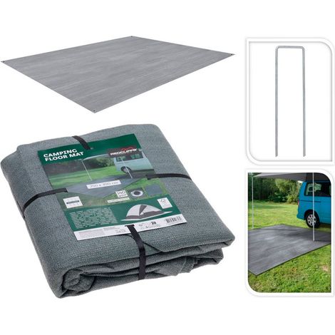 Suelo para carpa y vestíbulo con piquetas 250x300 cm 5 uds.