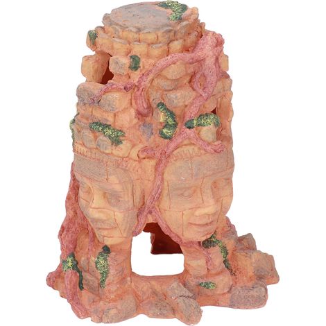 Totenkopf-Aquariumdekoration aus Kunstharz, Reptilienversteck, Fischversteck, Totenkopf-Ornament 319 (1/5)