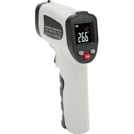 Thermomètre infrarouge portable 327A haute précision, mesure de température sans contact, compact et léger (1/5)