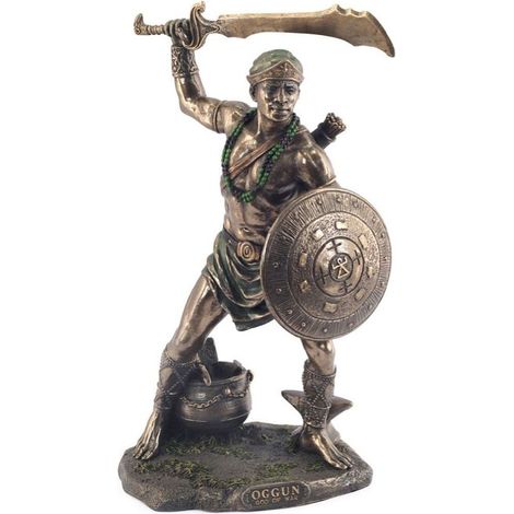 Statuette en résine Oggun 23 cm