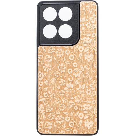 Bewood Holzhülle für Motorola Edge 60 / 60 Fusion 5G WILD FLOWERS ANIEGRE