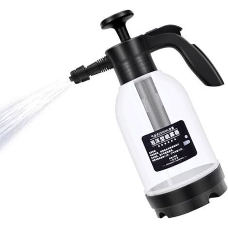 Pulvérisateur À Pression 2L, Mousse À Pompe À Main pour Voiture, Brumisateur d'eau Portable sous Pression, Lance Mousse À Neige pour Voiture (1/4)