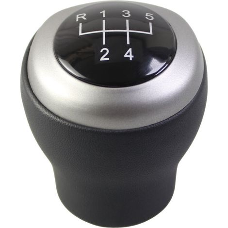 Convient pour le pommeau de levier de vitesse de la Kia Soul, accessoires de cabine du conducteur, pommeau de levier de vitesse mat à 6 vitesses, un paquet, pommeau de levier de vitesse mat à 6 vitess (1/4)