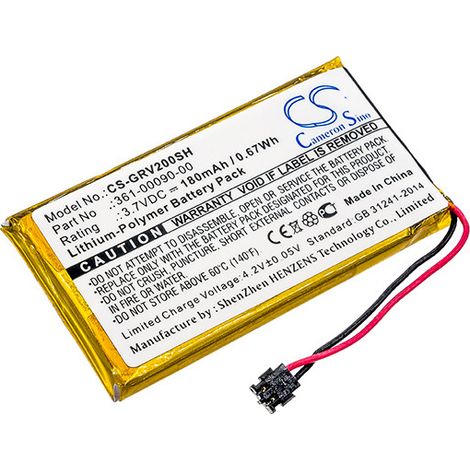 NX - Batterie montre connectée pour Garmin Vivoactive HR 3.7V 180mAh