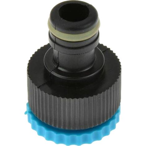 Raccord de robinet 3/4 avec réducteur de ligne bleue 1/2 (20/1000) (1/3)