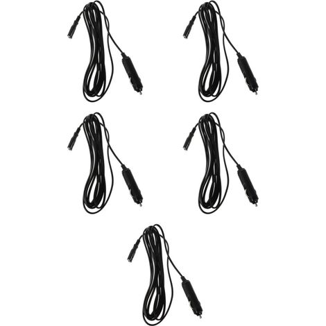 cables de repuesto para adaptador de corriente portátil (negro) (1/2)