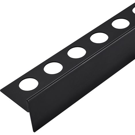 Rechte Bodenschräge 120 cm schwarz (1/5)