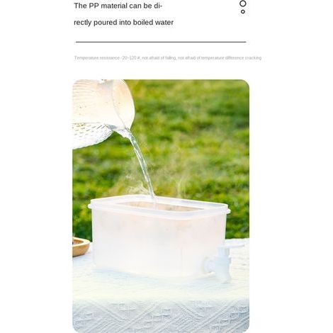 Une bonbonne d'eau froide de 5 litres avec robinet et distributeur d'eau. (1/4)