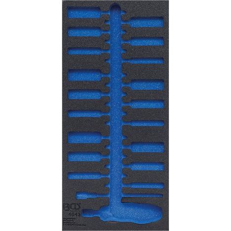 Insert de Servante d Atelier 1/3 Vide - 197 x 43 x 407 mm - Compatible Servante 4043 - Organisation et Gain de Plac - D-Work