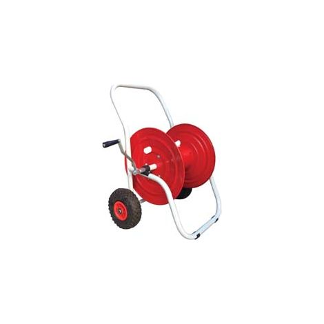 AVVOLGITUBO CARRELATO CON RUOTE PNEUMATICHE PORTATA MT.70  capacitÃE mt.70 di tubo ÃE¸ esterno mm.27