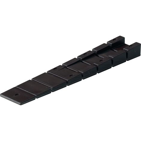 Hettich Unterlegkeil zum Abknipsen 8,0 x 20 x 100 mm braun - 8 Stück Türbeschläge
