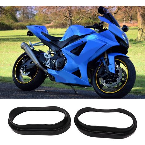 Manchon d'étanchéité en caoutchouc pour collecteur d'admission de moto, compatible avec Suzuki GSXR 600 GSXR750/1000 (une paire) (1/5)