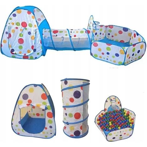 tenda tipi PER bambini CON stabilizzatore piscina tunnel igloo parco giochi (1/5)