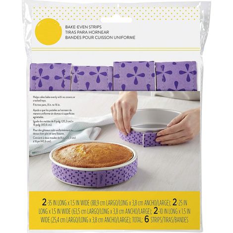 6 Bandes de cuisson, boucles de fixation, tissu résistant, moules à pâtisserie, four (1/5)