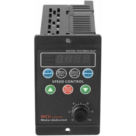 Variateur de Fréquence pour Moteur Triphasé à Entrée Monophasée 220V - Affichage Digital à 4 Chiffres - Type Multicolore (1/4)