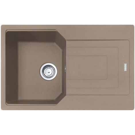 Franke Urban UBG 611-78. Tipo di lavello: Lavello ad incasso, Forma del lavandino: Rettangolare, Materiale del lavandino: Granito. Larghezza: 780 mm, Lunghezza: 500 mm, Profondità: 5... - 114.0686.750
