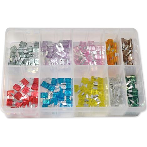 Mini fusibles assortiment de 200 fusibles (1/2)