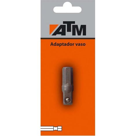 Adattatore per presa da 25 mm del marchio ATM in confezione blister per una facile installazione.