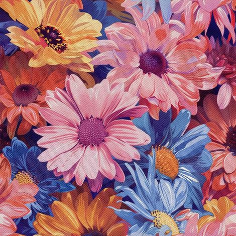 Tela decorativa para exteriores Oxford - Motivo floral I DX5267 (1/5)