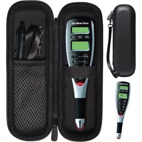 6135 Scale Master Pro XE Advanced Digital Plan Measure, Gris, S, Étui de Voyage Compact et Pratique