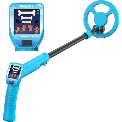 Détecteur de Métaux, Tige Réglable, Écran LCD Couleur, KAIWEETS EXPLORER LITE (1/2)