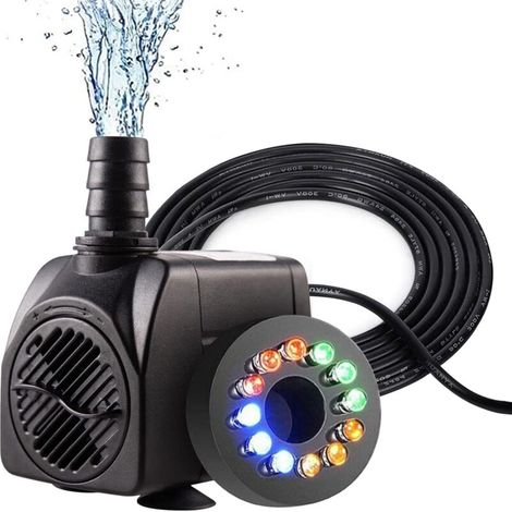 Bardusch-Pompe bassin extérieur 750 L/h / 15 W – silencieuse – jardin/fontaine/rocaille – sans buse (1/5)