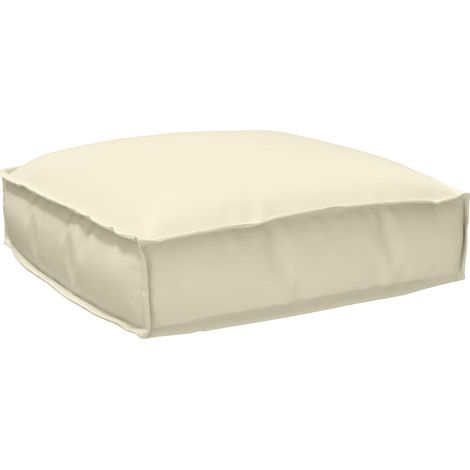 Kissen Creme 50 x 50 x 12 cm Oxford-Stoff (1/5)
