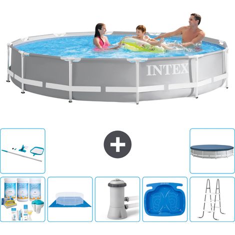 Intex Piscine Prism Frame Ronde - 366x76 cm - 8-pièces S20525 (1/5)