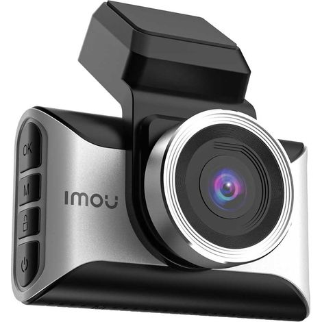 Imou 8 MP Dash Camera S800 Ultra HD Auto DVR con schermo IPS Supporto parcheggio 24 ore Rilevamento collisione GPS Controllo vocale G Sensore di parcheggio 24 ore APP, supporto 128 GB max