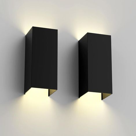 Applique Murale LED intérieur et Extérieur,2x12W Angle de Faisceau réglable,étanche IP65 Design Moderne pour Maison,Jardin,Terrasse,Salon