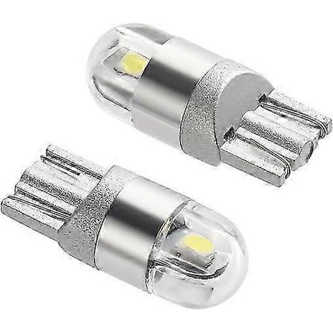 Feu de position latéral à LED blanc T10 W5W 12V 6000K avec clignotant 168/194 LED, compatible avec voiture, moto et plaque d'immatriculation PDWHBYV (1/4)