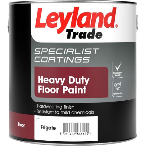Leyland Trade Heavy Duty Floor Paint  - 2.5 Litre - Frigate