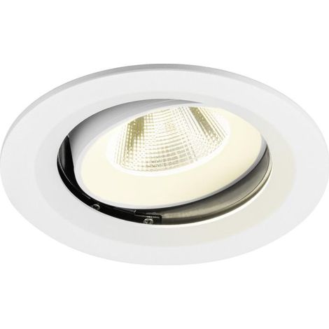Encastré downlight NUMINOS® MOVE M intérieur 4000 K 20° IP20 rond blanc - SLV - 1009695