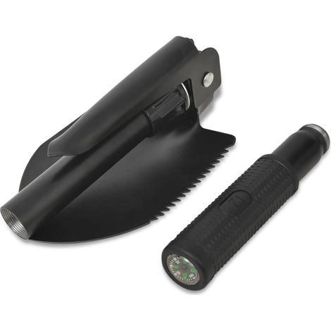 Pelle pliable Acier au carbone Noir CFW370134 (1/5)