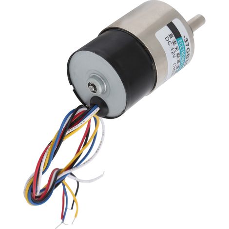 Moteur CC sans balais à barre de torsion large, en cuivre, rotation horaire/antihoraire, pour micromachines, 12 V, XD-37GB3525, 10 tr/min (1/5)
