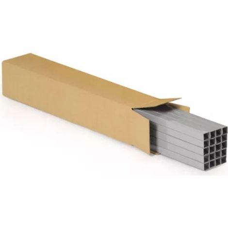 Carton d'emballage allongé 80 x 10 x 10 cm - Double cannelure